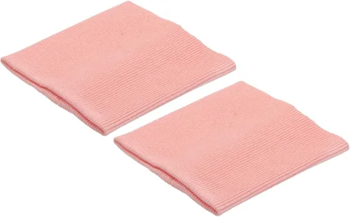 Vista 24 de MECCANIXITY Puños elásticos con bordes acanalados de 4 x 3.5 pulgadas, tela de algodón, cinta elástica para coser, color negro, 1 par