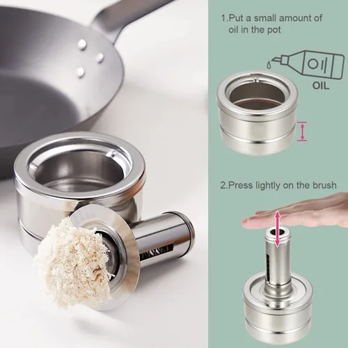 Vista 4 de TIKUSAN Cepillo de aceite para barbacoa Takoyaki Okonomiyaki Hecho en Japón (Pequeño)