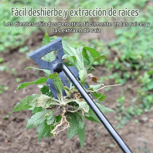 Vista 5 de Herramienta de eliminación de malezas, nuevas herramientas de deshierbe de jardín, herramienta de desmalezadora manual de acero al manganeso