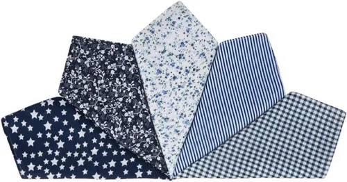 Vista 33 de HOULIFE Pañuelo impreso floral de algodón para mujer, pañuelos elegantes para fiesta de boda
