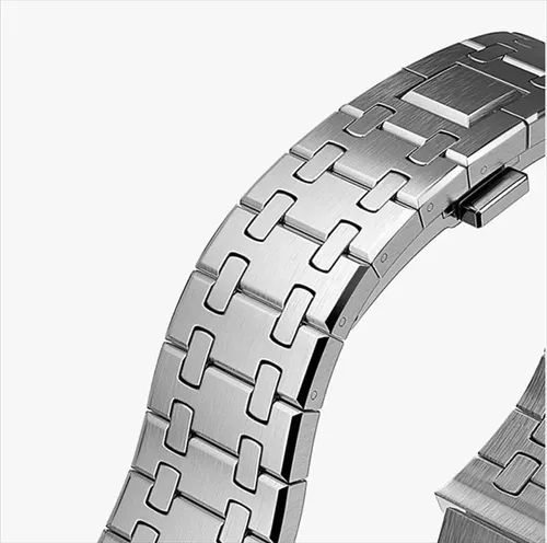 Vista 5 de GA2100 - Kits de modificación de 45 GA2100 - Correa de reloj de metal con bisel de repuesto para Casio G-Shock GA2100GA-2110 juego de accesorios