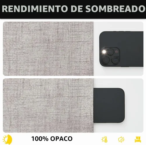 Vista 7 de MIULEE Cortinas de lino 100% opacas para dormitorio, marfil sólido, decoración de lujo, aislamiento térmico, cortinas oscurecedoras para sala
