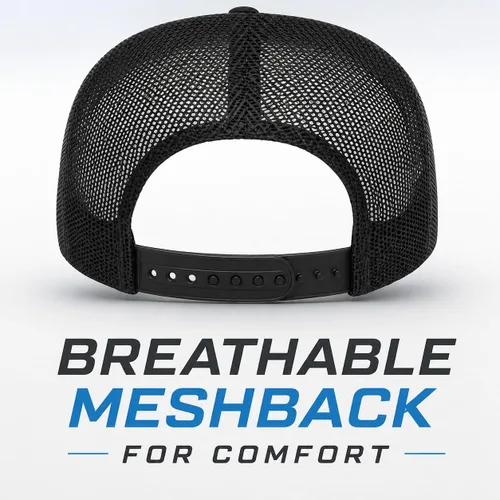 Vista 5 de N-R Combo Classic 6006 Gorra de béisbol Snapback Trucker Negro