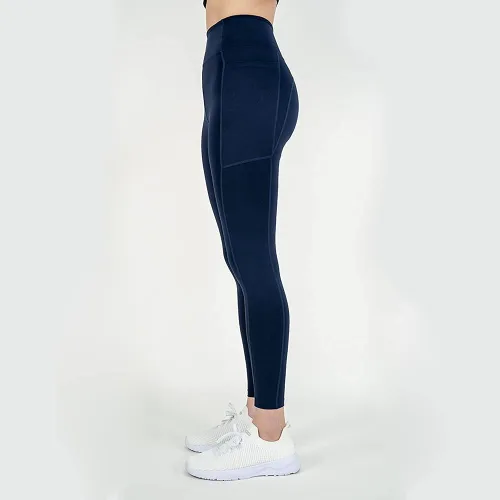 Vista 8 de Korea Dynamic Leggings Navy Blue, Asian Size, Spandex, With Pockets