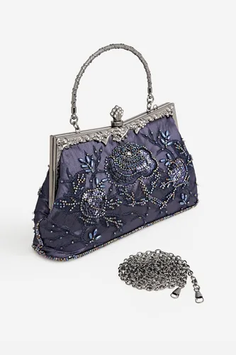 Vista 3 de BABEYOND Bolsos de mano de noche para mujer, accesorios vintage para bolso de noche para mujer, Gatsby de los años 20 con cuentas de lentejuelas