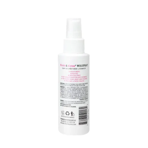 Vista 5 de Nicole & Alyssa ] Spray de peluca para cabello sintético de 8 onzas + tamaño de viaje