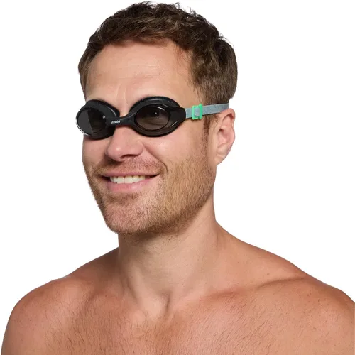 Vista 5 de Zoggs Gafas de natación unisex Predator Flex antivaho con protección UV y lente curvada, ultra ajustada, ajuste rápido, 461041