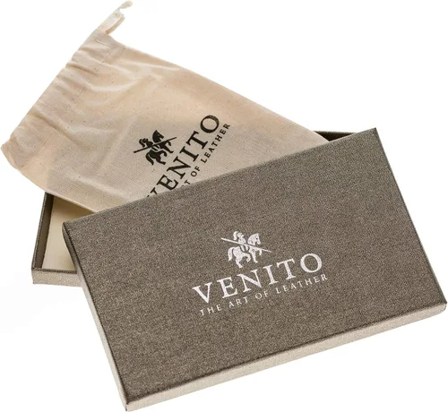 Vista 9 de Venito Verona - Funda de piel compatible con Samsung Galaxy Note 9 (6.4 pulgadas), bloqueo RFID, a presión, tapa trasera, delgada, tipo cartera