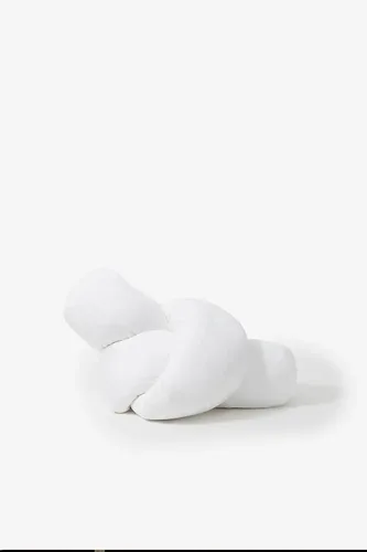 Vista 4 de Buffy Wiggle - Almohada de embarazo, soporte de cuerpo completo, diseño de felpa anudable, funda de lyocell de eucalipto, relleno reciclado