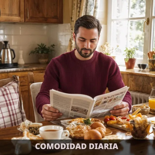 Vista 2 de JMR Camisa Térmica de Punto Gofre Pesado para Hombre - 100% Algodón Manga Larga - Usar como Capa Base o Independiente - Cálida y Transpirable Negro