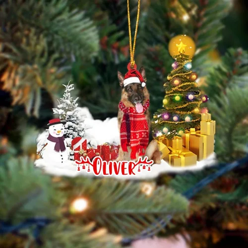 Vista 69 de NAZENTI Adorno personalizado de gato abisinio con árbol de pino, adorno de Navidad personalizado para perros amantes de las mascotas, colgante