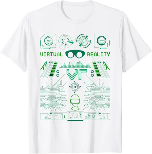 Vista 43 de Camiseta de realidad virtual VR Retro Gamers, Negro, S
