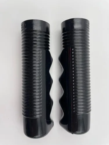 Vista 5 de Finger Groove Nub - Puños acanalados clásicos antideslizantes para barra de mango de 1 pulgada, 1 par