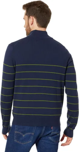 Vista 2 de Nautica Men's Navtech Striped Quarter-Zip Sweater