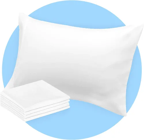 Vista 8 de Avalon Bedding Juego de 2 fundas de almohada de tamaño estándar color gris, mezcla de algodón de 200 hilos, suaves y transpirables, perfectas