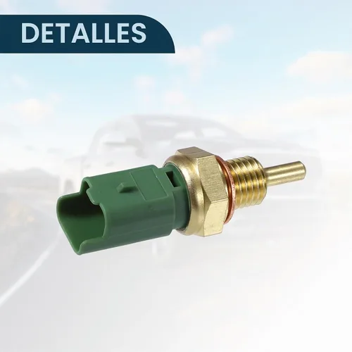 Vista 6 de F FIERCE CYCLE Sensor de temperatura del refrigerante para Peugeot 206 307 607 Durable No.96368024 Sensor de temperatura del agua tono dorado