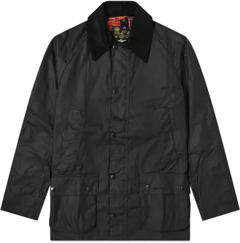 Vista 9 de Barbour Chaqueta Ashby Wax para hombre, Verde Oliva