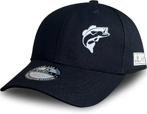 Vista 13 de Sombreros de pez lubino para hombres y mujeres, regalos de pesca con mosca, gorra de béisbol para papá