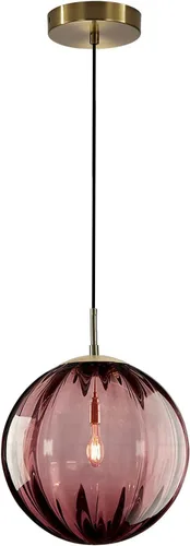 Vista 10 de KCO Iluminación Moderna de Mediados de Siglo Lámpara Colgante de Globo de 3 Luces Lámpara Colgante de Latón Dorado Lámpara Colgante de Luz Múltiple