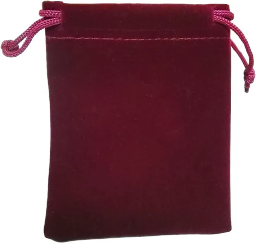 Vista 2 de GYBest Mejor Promoción al por mayor - Bolsas de joyería de tela de terciopelo negrobolsas de cordón (Jujube rojo, 50pcs-3 "* 4 "-terciopelo)