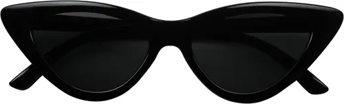 Vista 2 de ShadyVEU Lentes de sol súper vintage con diseño de ojo de gato con efecto exagerado, de punta alta, estilo retro cobain, S