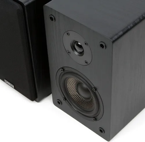 Vista 5 de Micca MB42 Standard 2-Way Passive Bookshelf Speakers, Stereo Pair, Black