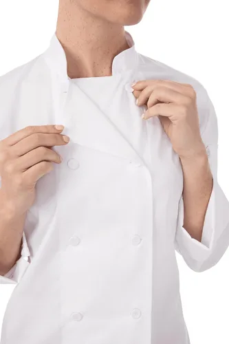 Vista 5 de Chef Works Abrigo Sofia Chef para mujer