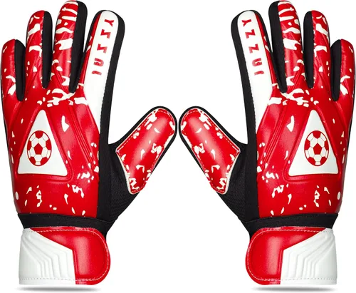 Vista 12 de Guantes de portero juvenil con doble protección para la muñeca, material de látex antideslizante