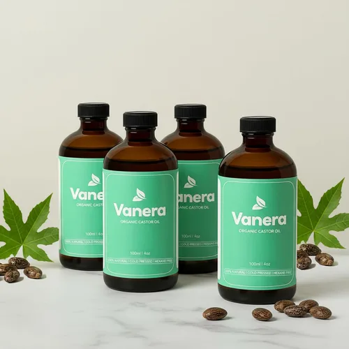 Vista 8 de Aceite de ricino orgánico – 100% orgánico certificado por proveedor, sin hexano, aceite de ricino prensado en frío para hidratación de la piel