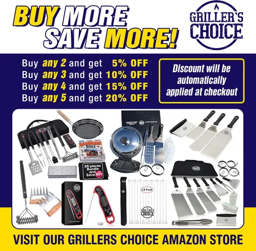 Vista 7 de Griller's Choice - Juego de espátulas para plancha de acero inoxidable, duradero, calidad comercial, apto para lavavajillas, ideal para Hibachi
