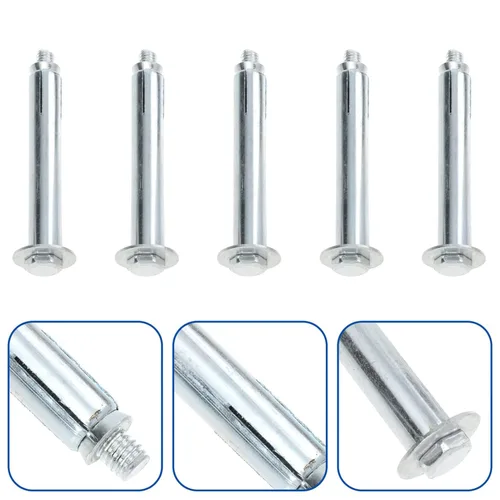 Vista 9 de VILLCASE Tornillos de expansión de acero inoxidable de 3.15 x 0.79 pulgadas, sujetadores de anclaje de hormigón para instalación de topes