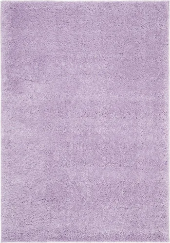 Vista 3 de SAFAVIEH Colección August Shag - Alfombra de área de 6 x 9 pies, color lila, diseño sólido, no desprende pelusa y de fácil cuidado, grosor de 1.2