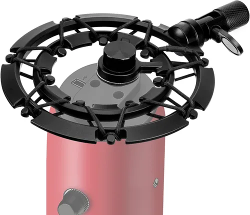 Vista 13 de Blue Yeti - Soporte para micrófono con cubierta de espuma, soporte de brazo de tijera de suspensión y filtro de parabrisas para micrófono