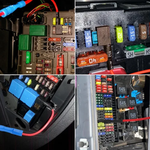 Vista 7 de 16 adaptadores de grifo de fusible para agregar un circuito, adaptador de fusible de 12 V, mini micro2 estándar y grifos de fusible de perfil bajo