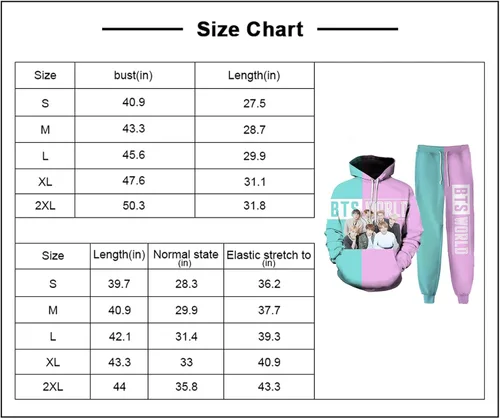 Vista 2 de Bxjirdcip Conjunto de sudadera con capucha y pantalón para hombre y mujer con estampado 3D unisex