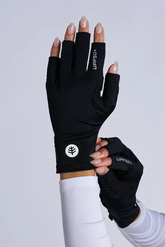 Vista 3 de Coolibar Guantes multideporte - Protección solar UPF 50+ - MaxShield Negro