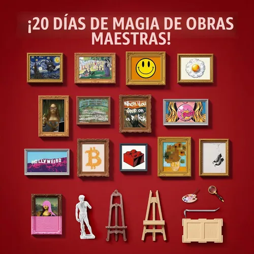 Vista 2 de Mini Brands Calendario de Adviento Mini Masterpieces Serie 1 de ZURU