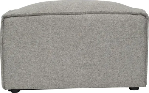 Vista 7 de Flash Furniture Bridgetown - Módulo otomano de tela para sofá seccional, sofá modular personalizable, color gris