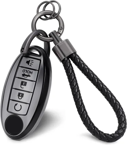Vista 21 de PIFOOG Funda para llavero Compatible con Nissan 4 botones Altima Rogue Sentra Murano Kicks Armada Pathfinder Versa Titan Leaf Llaves de coche verde