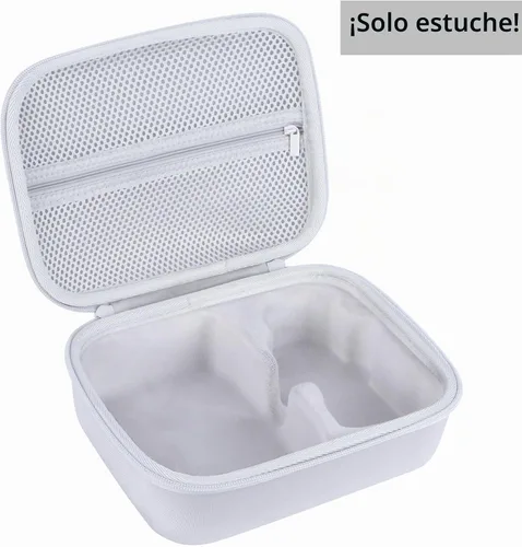 Vista 2 de Estuche de almacenamiento compatible con accesorios DJI Mini 4K Dron, con protectores de hélice y cubierta de palanca de control (gris)