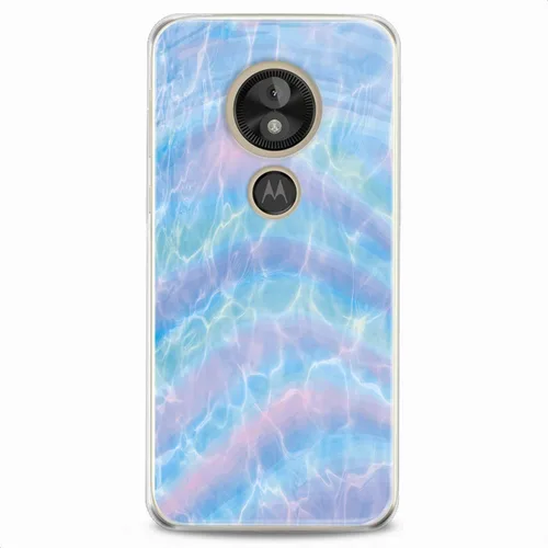 Vista 8 de Funda de TPU compatible con Motorola G9 G8 Plus G7 E20 P40 Z4 Edge 20 G22 Stylus Clear Phone Teléfono Diseño Azul Estampado Femenino Suave Arte