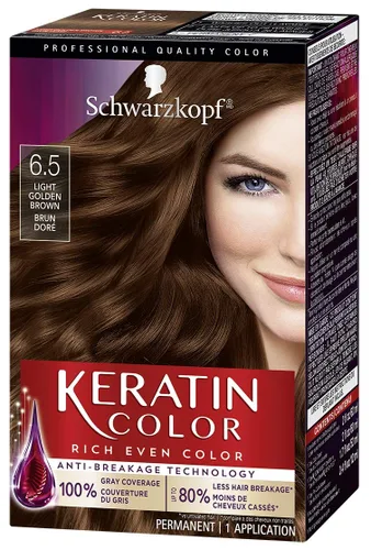 Vista 16 de Schwarzkopf Keratin Color - Crema permanente para el cabello, 4.5 castaño dorado medio
