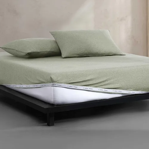 Vista 11 de Calvin Klein - Juego de sábanas de tamaño individual, ropa de cama de mezcla de algodón naturalmente suave - Sábanas con funda de almohada a juego