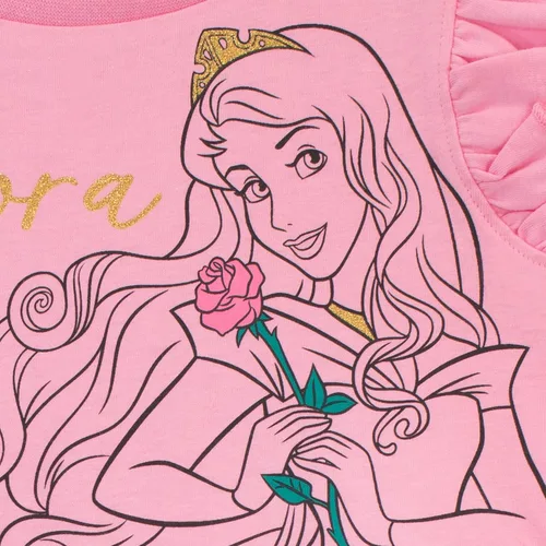 Vista 2 de Disney Vestido de belleza para dormir de princesa Aurora de manga corta para niñas