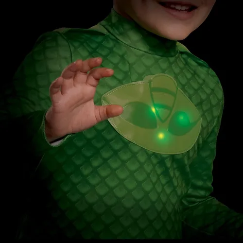 Vista 4 de Disfraz de Gekko de lujo para niños de PJ Masks