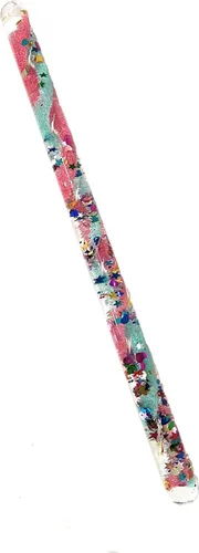 Vista 3 de Star Magic Varita con espiral con purpurina, tubo maravilloso, de princesa, Halloween, hada, paga, mago, 2 varitas (aguamarina/rosa, azul/rojo)
