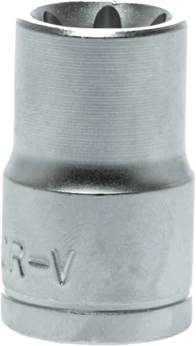 Vista 3 de Teng Tools E10 1/2 pulgada Drive Hembra E-Torx Star TX-E Cromo Vanadio Socket Herramienta mecánica Herramienta de mano - M120710-C