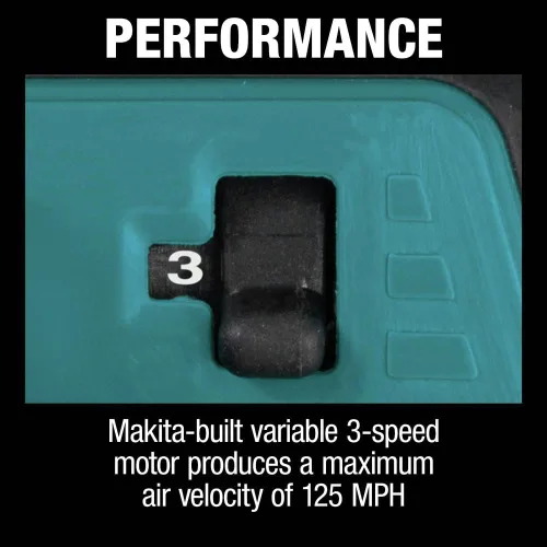 Vista 8 de Makita BU02Z 12V max CXT Soplador de piso inalámbrico de iones de litio de 12 V, solo herramienta