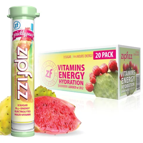 Vista 8 de Zipfizz Bebida energética diaria en polvo, Berry, paquete de 12 Energía sostenida 3-en-1, hidratación rápida y vitaminas esenciales Sin azúcar