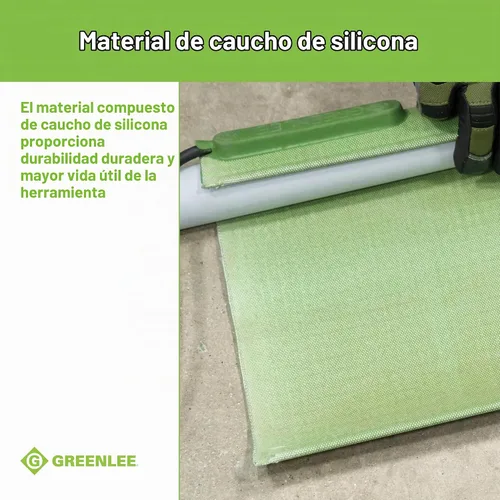 Vista 8 de Greenlee 860-1-1/2 Manta de Calentamiento de PVC con Control de Temperatura para Conductos de PVC de 1/2" a 1-1/2", 120 Voltios, 200 Vatios